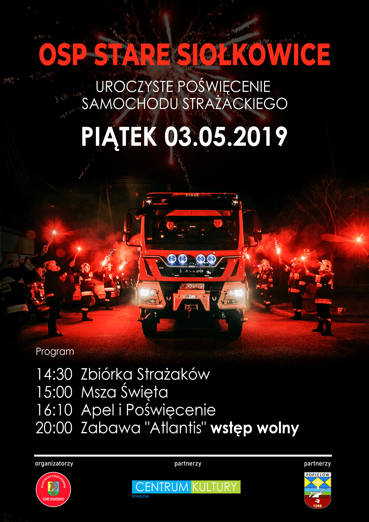 OSP Stare Siołkowice zaprasza na uroczyste poświęcenie samochodu strażackiego!