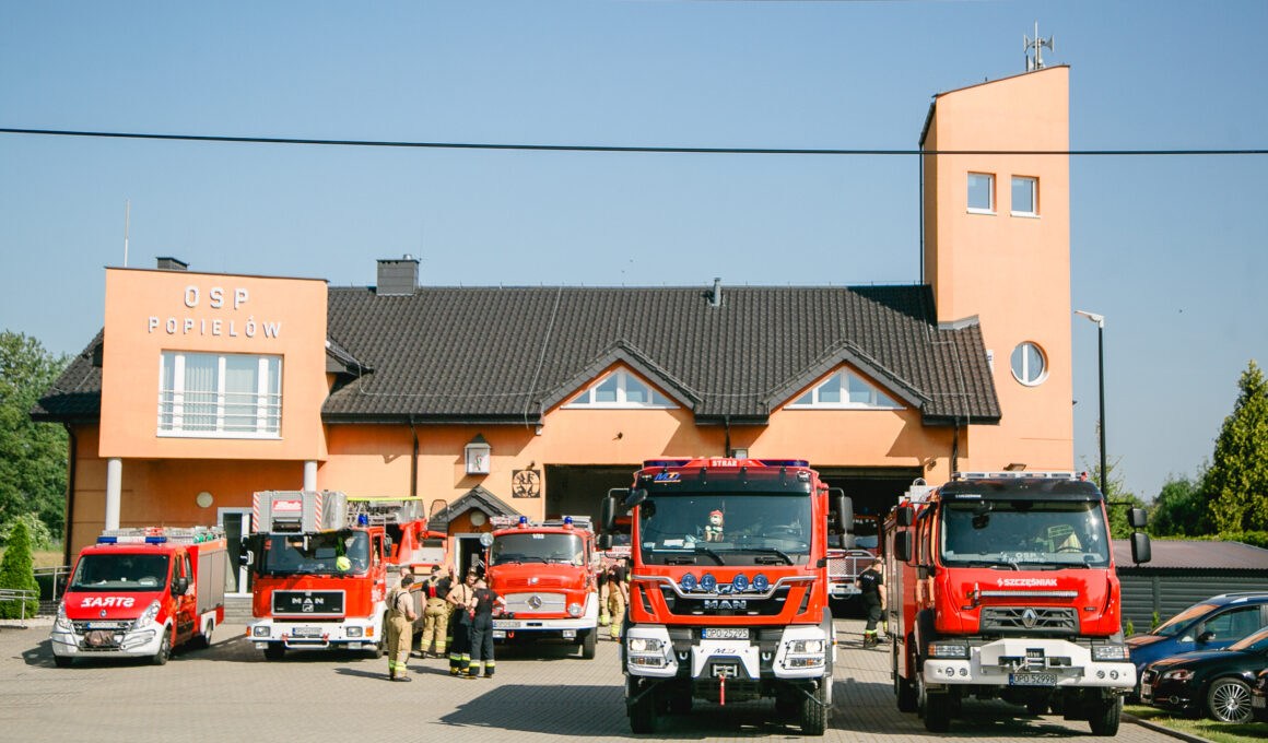 ĆWICZENIA GMINNE JEDNOSTEK OSP GMINY POPIELÓW