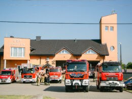 ĆWICZENIA GMINNE JEDNOSTEK OSP GMINY POPIELÓW
