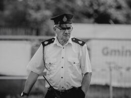 Ostatnie pożegnanie śp. Druha Grzegorza Marka Błaszkiewicza – wieloletniego Naczelnika OSP Stobrawa