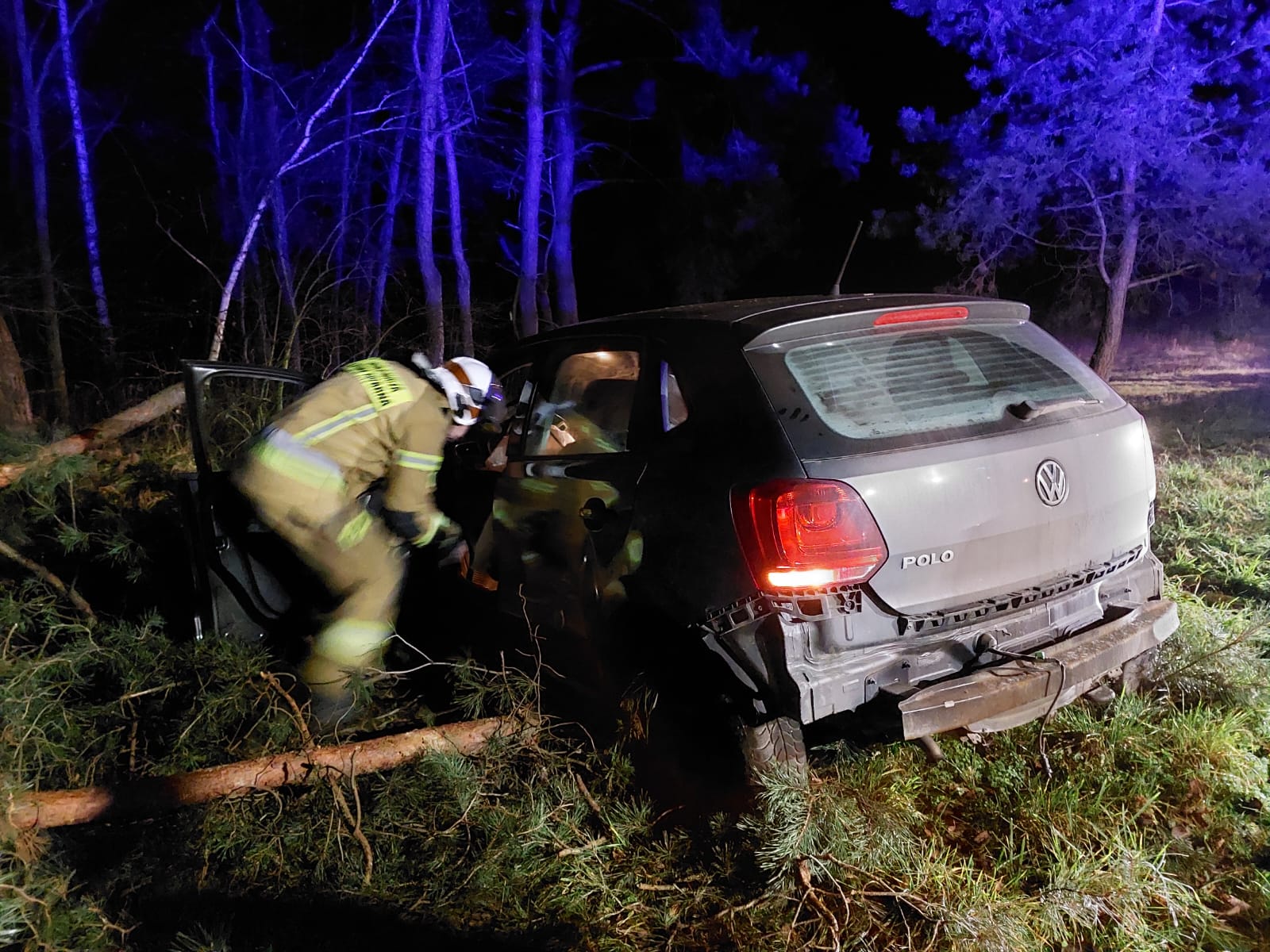 Zdarzenie drogowe na trasie Stare Siołkowice - Chróścice