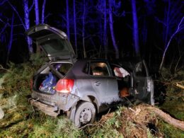 Zdarzenie drogowe na trasie Stare Siołkowice - Chróścice