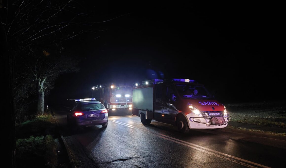 Działania poszukiwawcze na terenie miejscowości Popielów