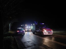 Działania poszukiwawcze na terenie miejscowości Popielów