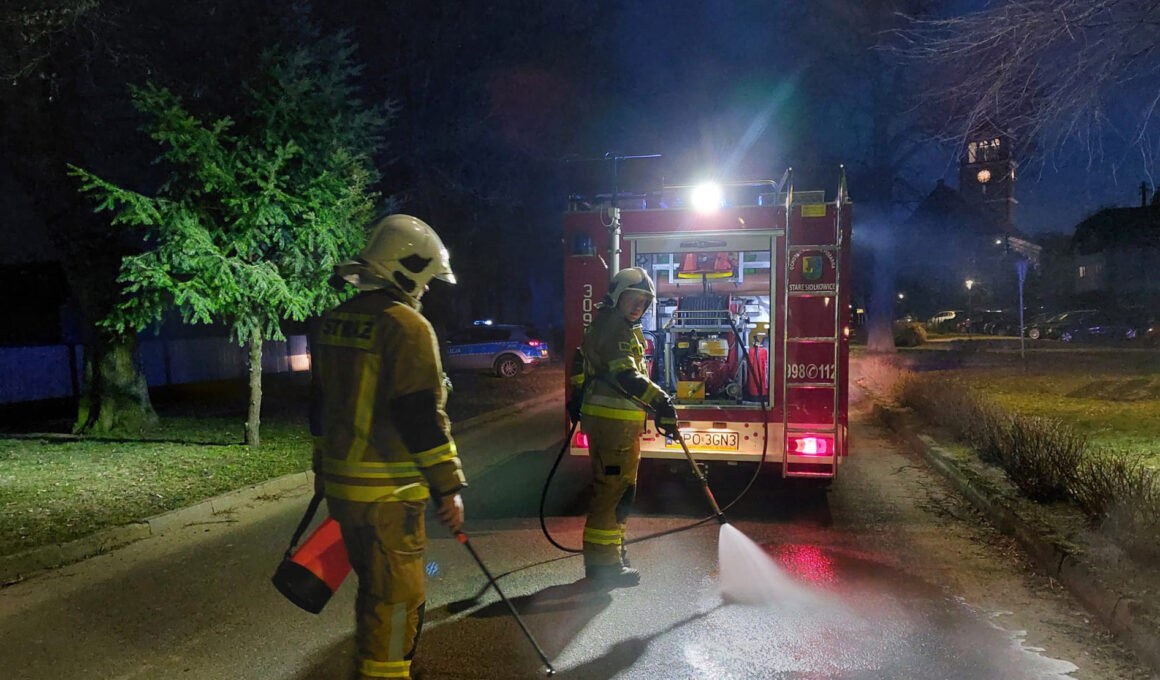 Usunięcie plamy ropopochodnej